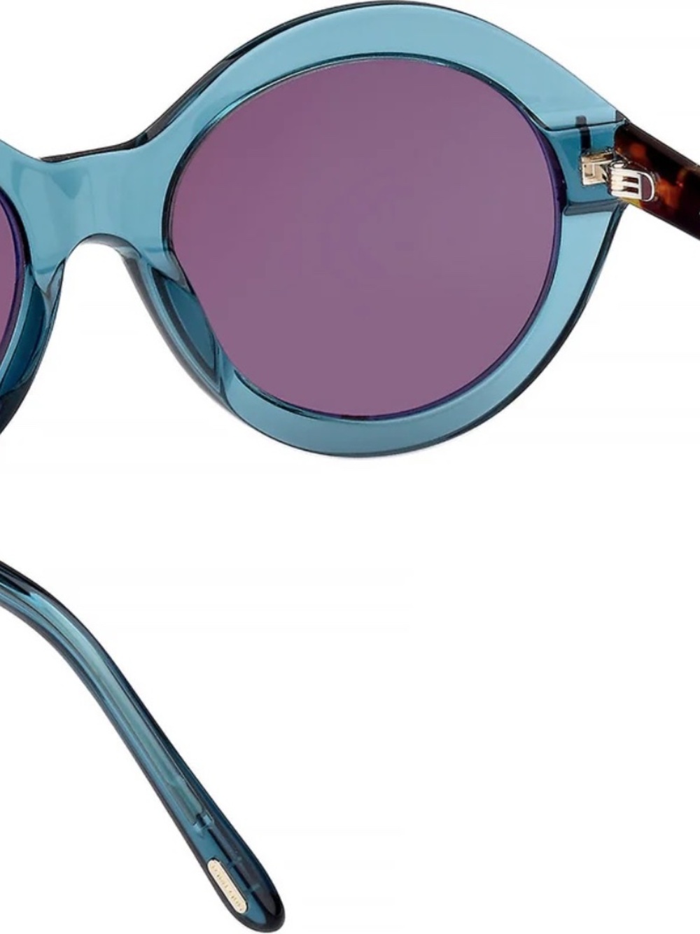 Tom Ford Seraphina FT1088 90E Transparent Blue Sunglasses - Picture 13 of 16